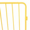 Vestil YELLOW BARRIER 48" W/FEET (1)CURVED (1) WHEELED PRAIL-48-Y-W